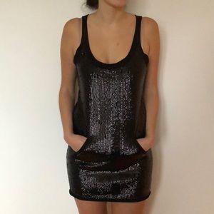 BCBG mini sequins dress